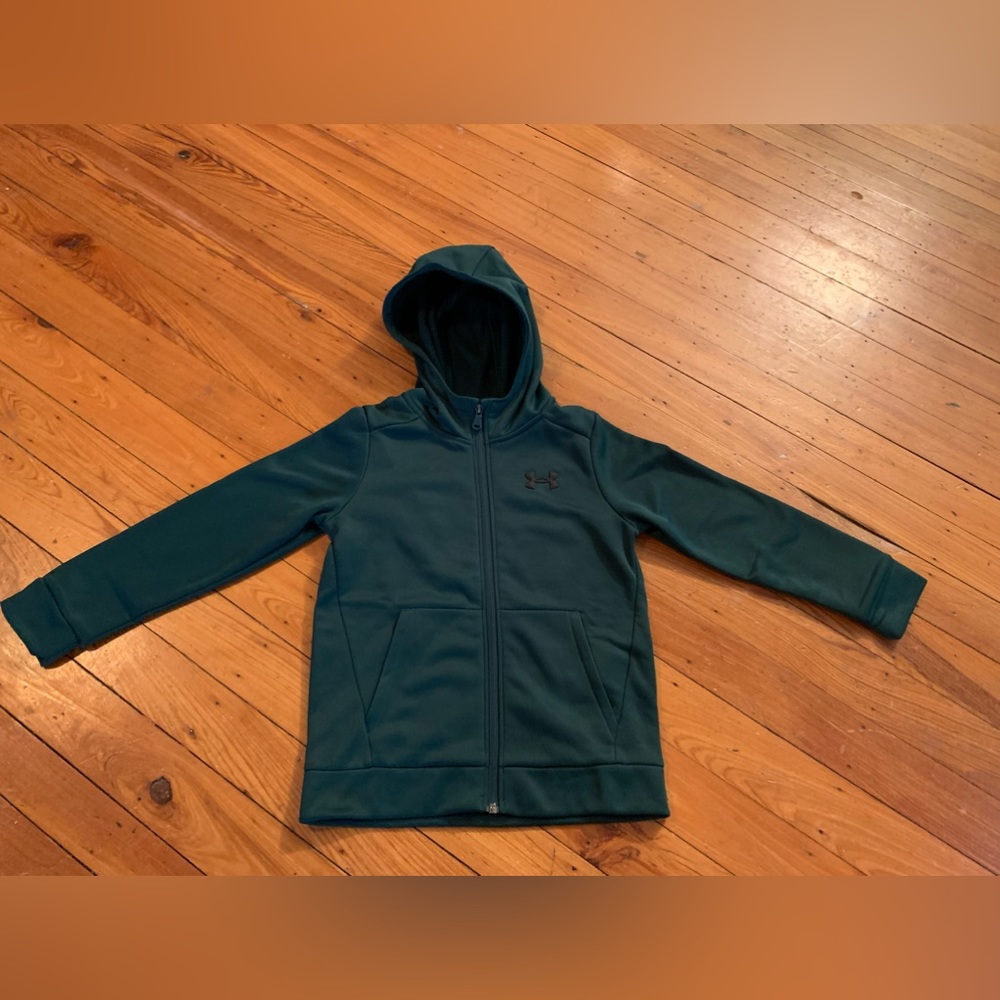 NWOT Boys Under Armour Fleece Full-Zip. Size YSM/CH